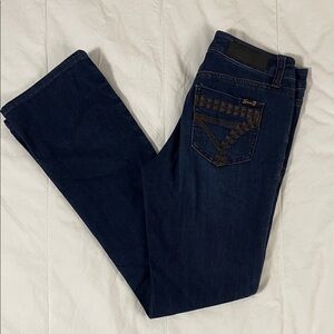 Seven7 Baby Bootcut Jeans in Indigo